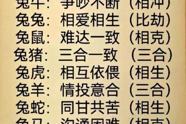 土兔命与哪些命格相配
