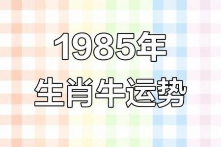 1985年属牛者添丁年份
