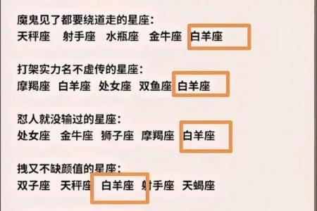 白羊座男生的性格特点