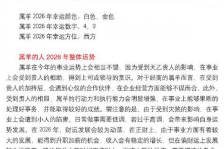 属羊者2026年学业运势解析