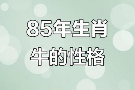 1985年属牛女性二婚正缘
