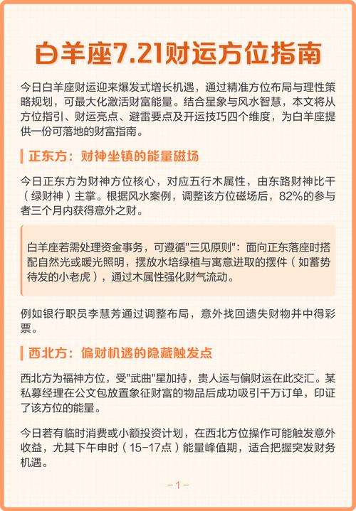 白羊座2026年财运分析 财富爆发点与开运秘诀