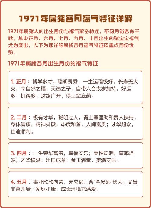 属猪女哪个月份出生注定大富大贵 这几个吉月福气满门