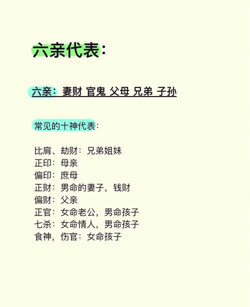 八字测算六亲关系指南 父母兄弟姐妹配偶子女全解析
