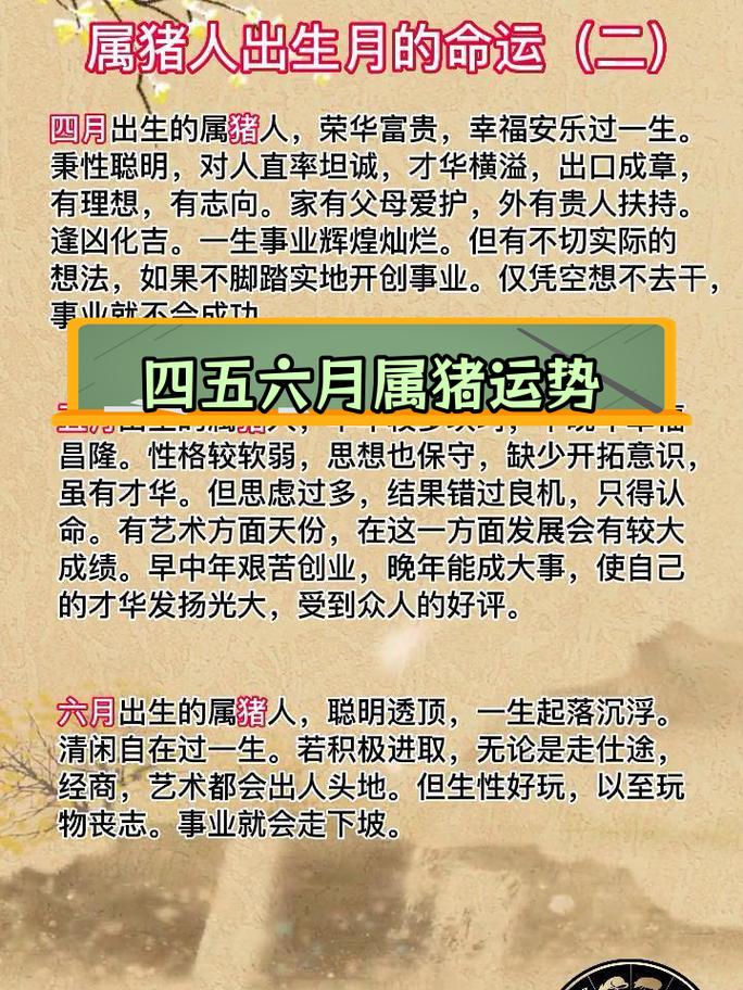 属猪女命运好不好 一生运势全面解析
