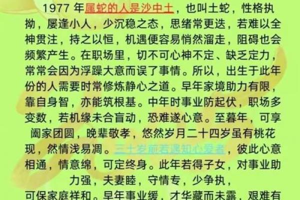 属蛇者添丁吉年解析