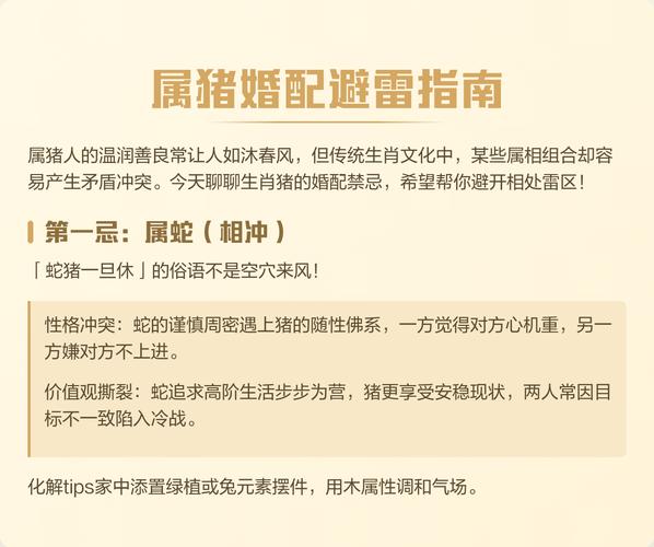属猪男士婚配相处雷区 这些对应属相女性容易产生矛盾