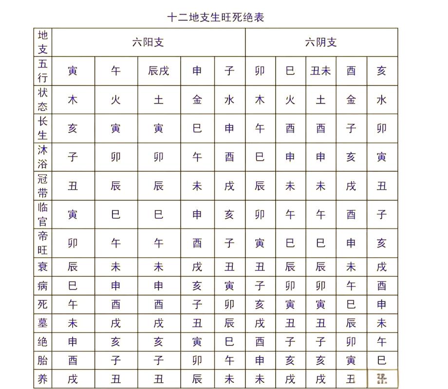 十二地支的五行属性_地支五行与八字关系_十二地支五行属性查询