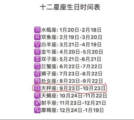 天秤座是几月到几月几日日_天秤座日期区间查询_天秤座具体日期范围