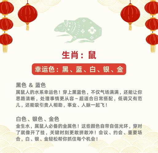 属鼠人穿什么颜色最吉利？揭秘永久旺运幸运色搭配指南