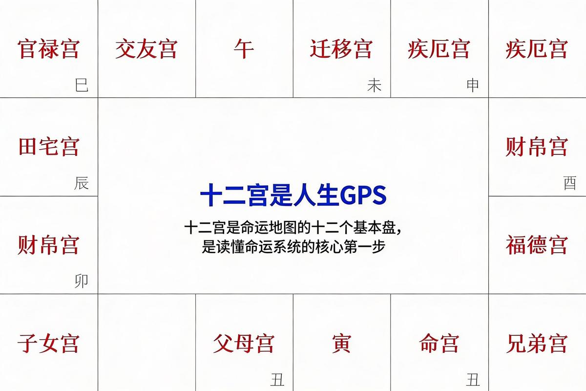 紫微斗数宫位代表什么意思 12个宫位分别对应哪些人生领域