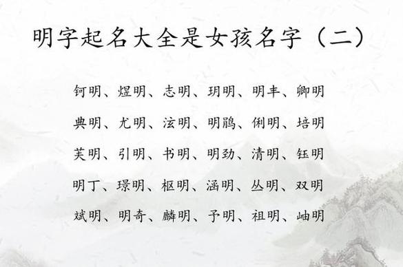宝宝起名大全