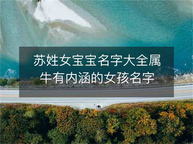 2026苏姓女宝宝取名，这些名字好又好听